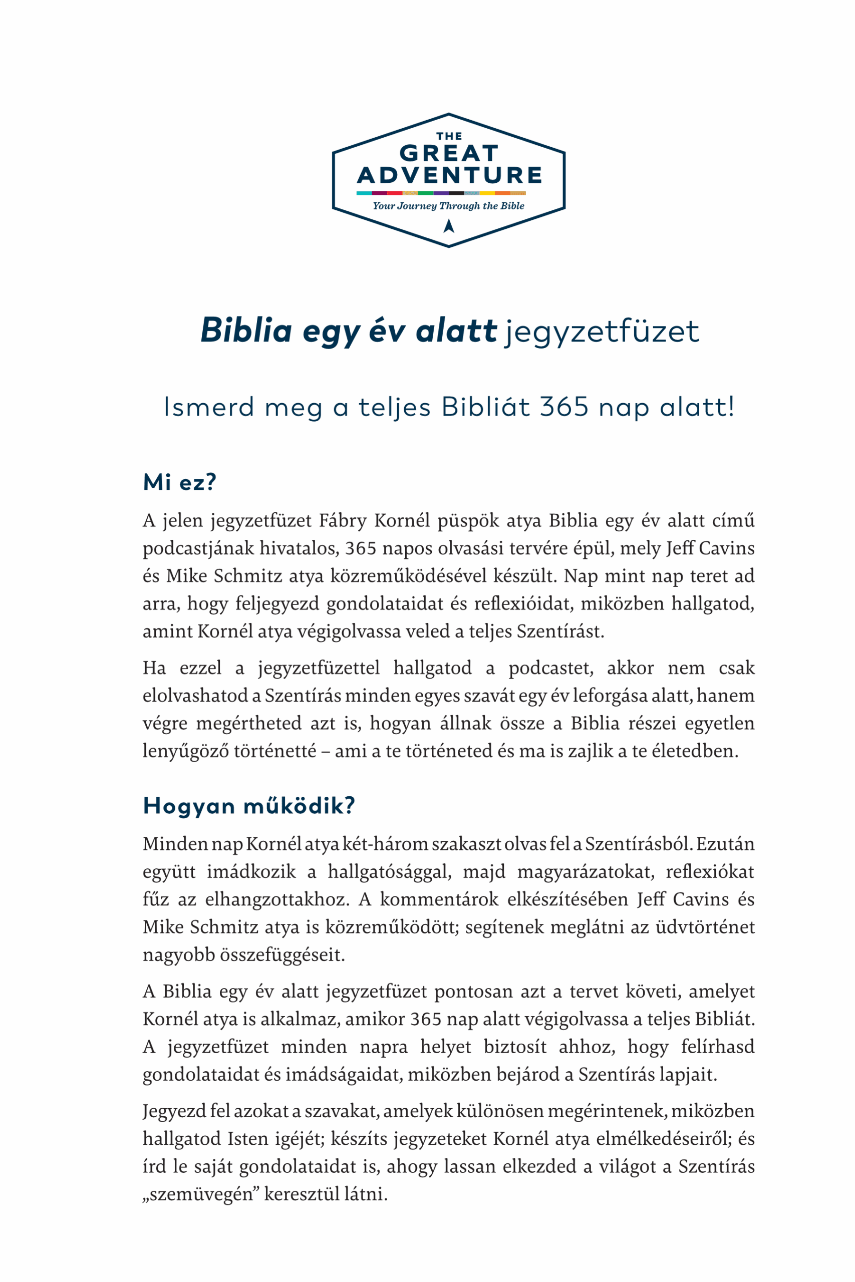 Biblia egy év alatt jegyzetfüzet - Image 2